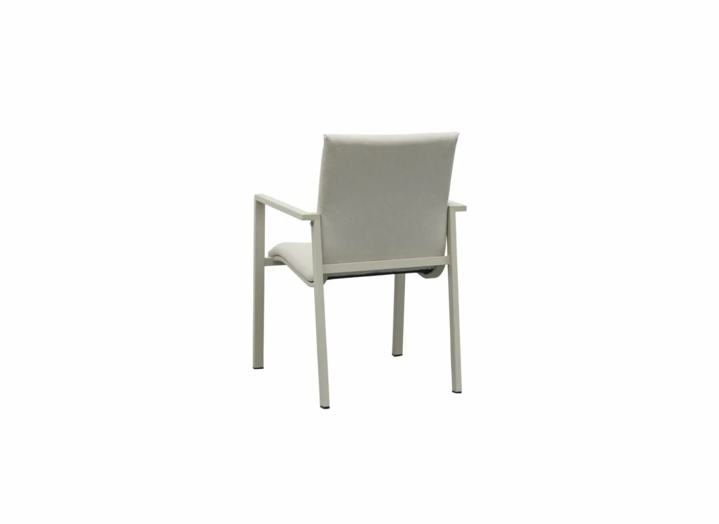 Tuinstoel Cardamom 61x57x85cm - aluminium - greige