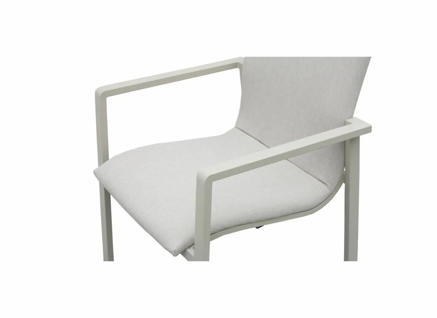 Tuinstoel Cardamom 61x57x85cm - aluminium - greige