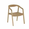 Tuinstoel Cato 52x50x80cm - teak massief - naturel