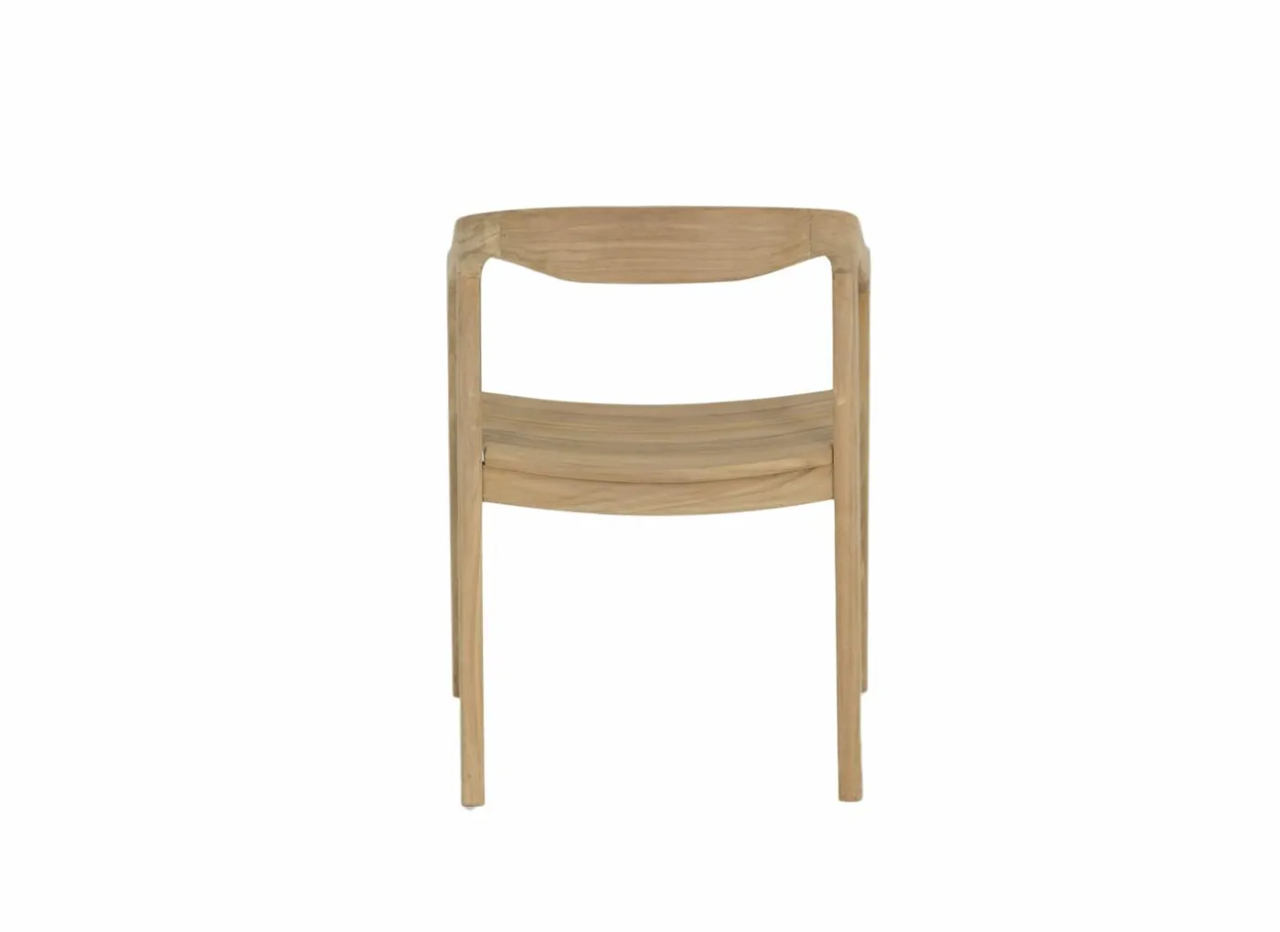 Tuinstoel Cato 52x50x80cm - teak massief - naturel