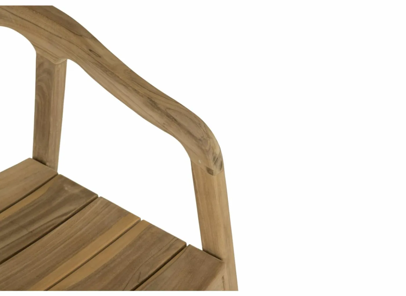 Tuinstoel Cato 52x50x80cm - teak massief - naturel