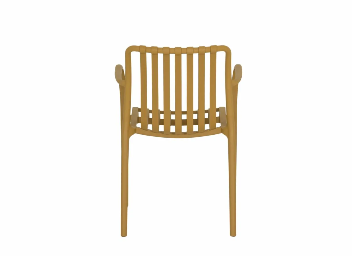 Tuinstoel Cute 46x58x81cm - kunststof - oker