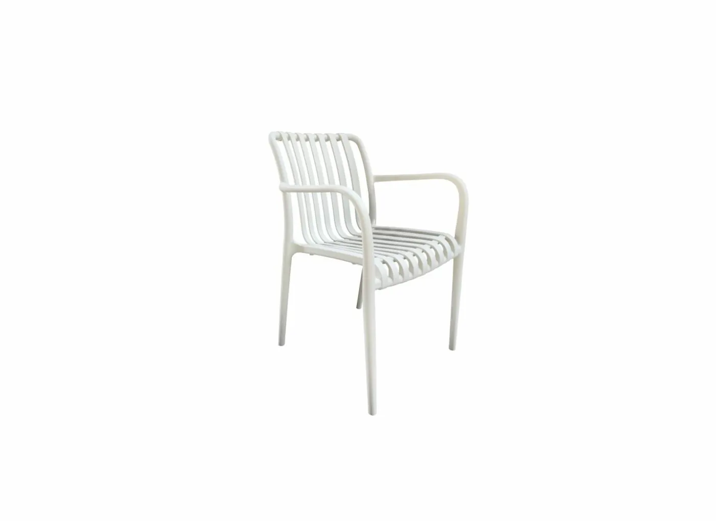 Tuinstoel Cute 46x58x81cm - kunststof - amandel