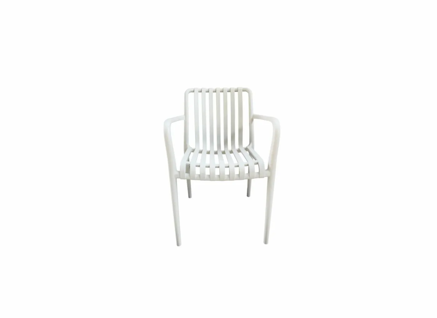 Tuinstoel Cute 46x58x81cm - kunststof - amandel