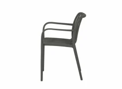 Tuinstoel Cute 46x58x81cm - kunststof - grijs