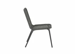 Tuinstoel Hopi 55x61x81cm - artificial rattan - antraciet