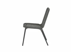 Tuinstoel Hopi 55x61x81cm - artificial rattan - antraciet