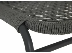 Tuinstoel Hopi 55x61x81cm - artificial rattan - antraciet