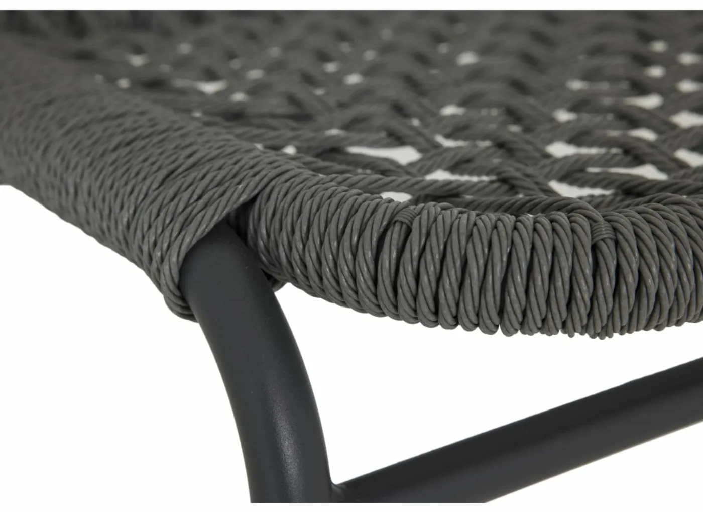 Tuinstoel Hopi 55x61x81cm - artificial rattan - antraciet