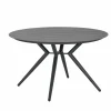 Tuintafel Shore Ø126,5x75cm aluminium antraciet