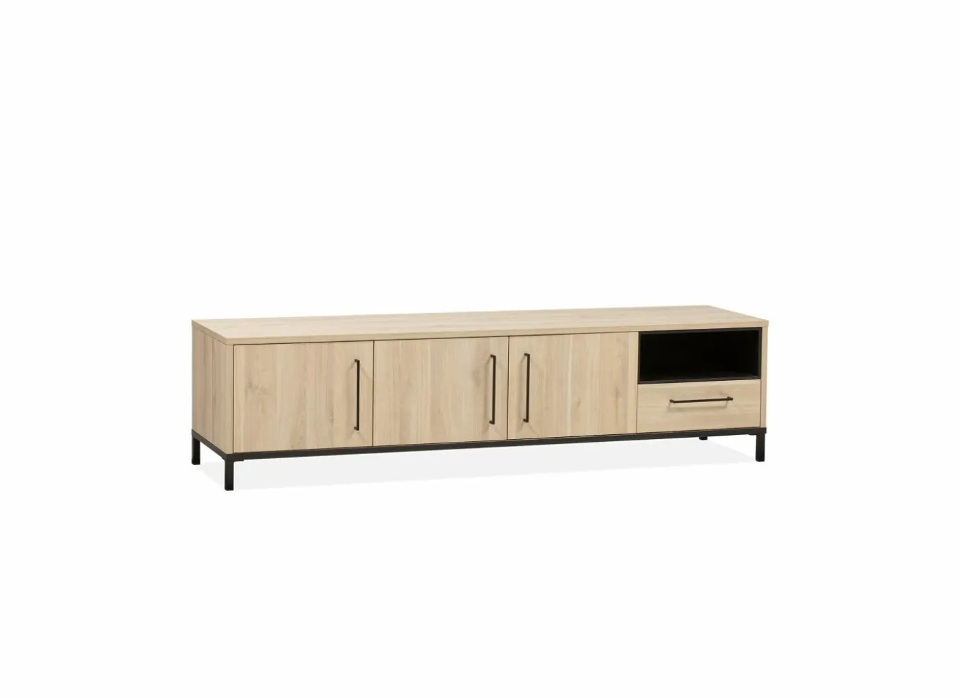 Tv-meubel Bridge 198cm - lamulux - fresh oak & old piano