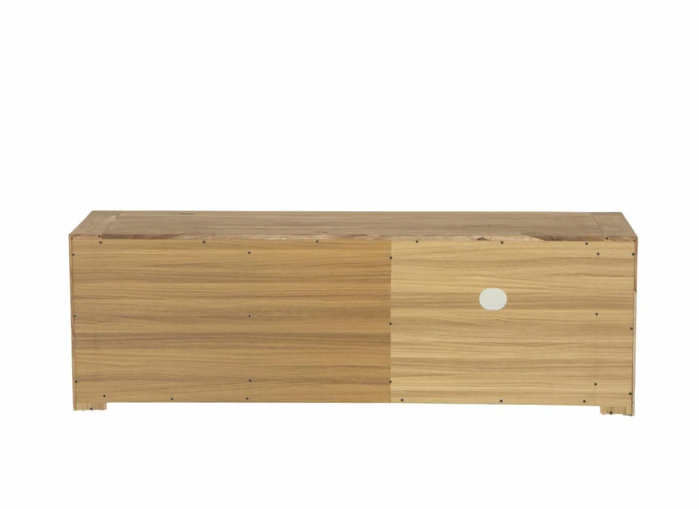 Tv-meubel Carbone 170cm - sheesham massief & fineer & decor - naturel
