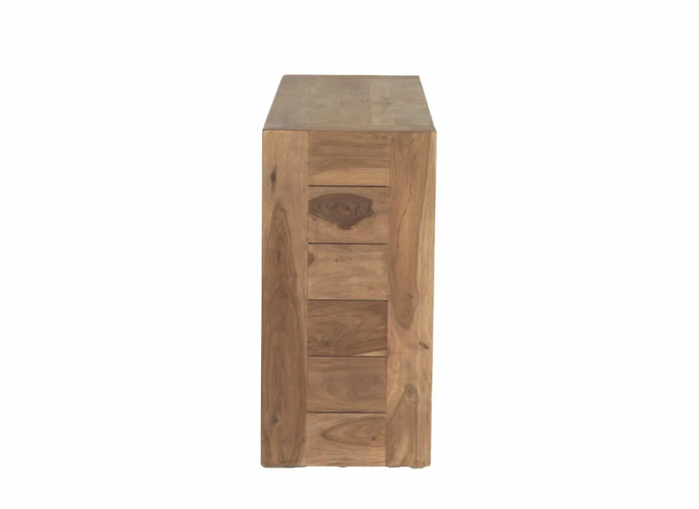 Tv-meubel Carbone 150cm - sheesham massief & decor - naturel