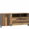 Tv-meubel Clif 142cm - decor - old wood & beton