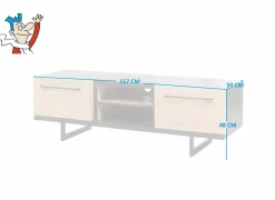 Tv-meubel 157cm - decor - castella & steen
