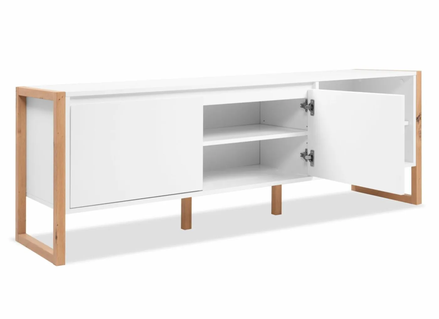 Tv-meubel Denver 160cm - decor - wit