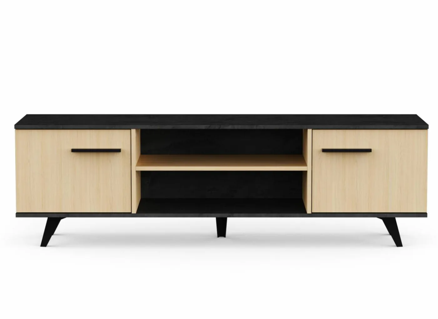 Tv-meubel Kent 151cm - decor - chêne de fil & sidewalk