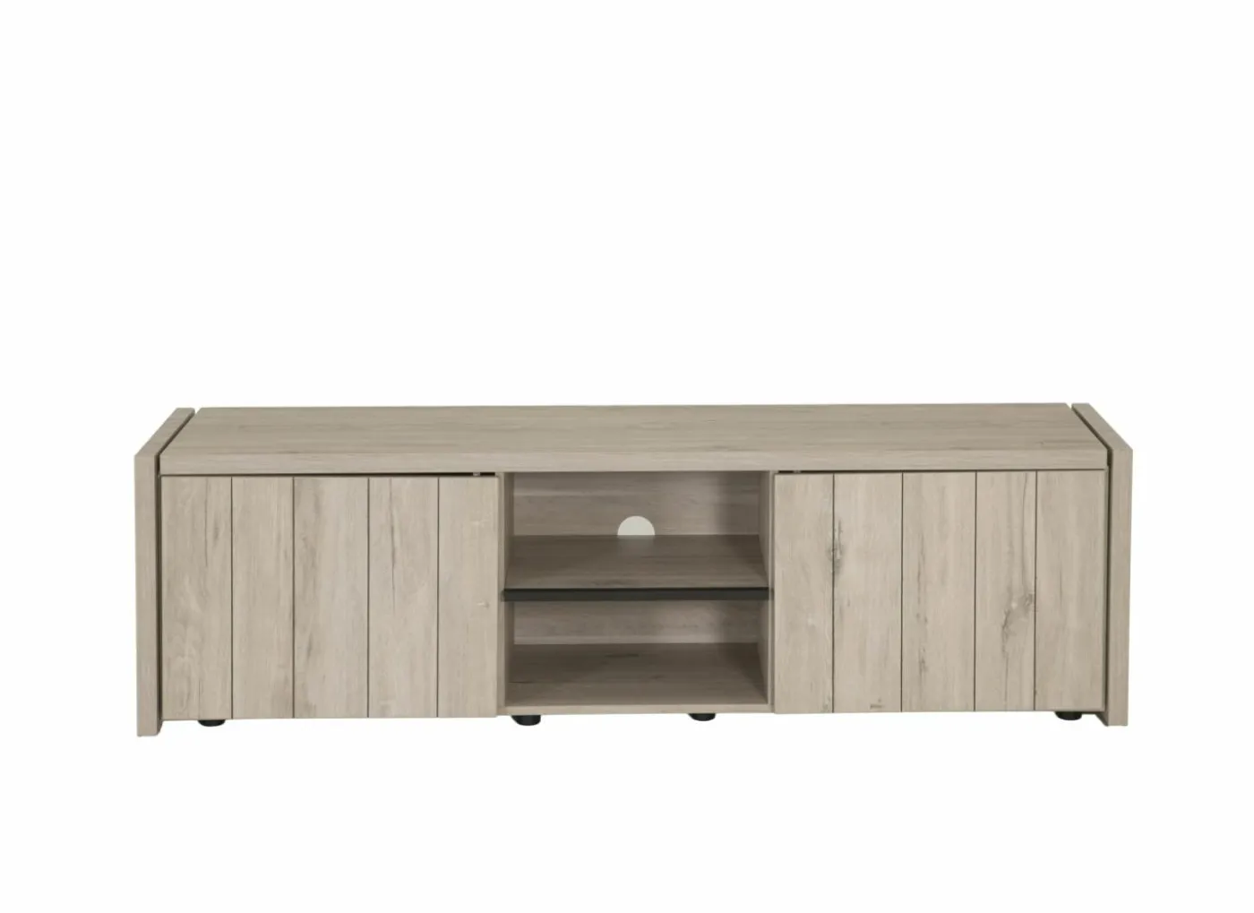 Tv-meubel Lucca 194cm - decor - millenium eik & lichtgrijs