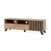 Tv-meubel Medan 138cm - melamine - artisanale eik