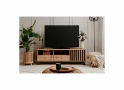 Tv-meubel Medan 138cm - melamine - artisanale eik