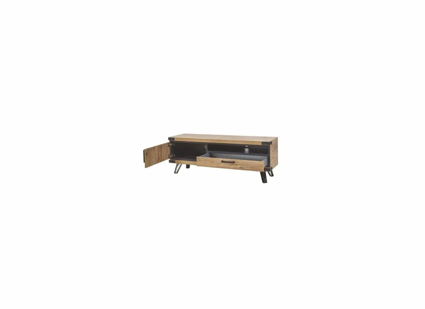 Tv-meubel Neto 155cm - decor - scarlet eik