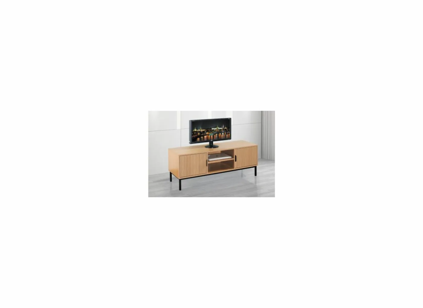 Tv-meubel Nevado 120cm - melamine - wilde eik