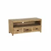 Tv-meubel Ploutos 125cm - mango massief - naturel