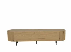 Tv-meubel Sordino 180cm - MDF & metaal - naturel