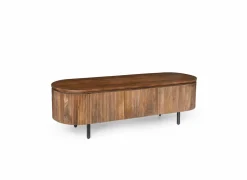 Tv-meubel Velian 150cm - mango massief - bruin