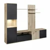 Tv-wandmeubel Silver 235cm - decor - naturel