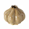 Vaas Aurelia H12,3cm - stoneware - bruin