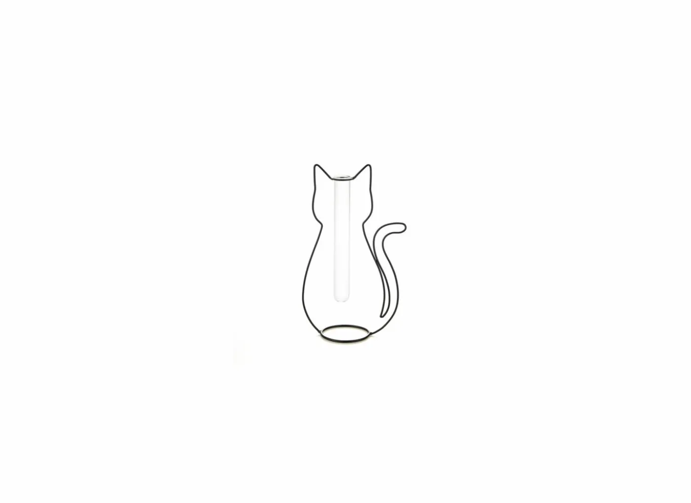 Vaas Cat Silhouette H34cm