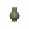 Vaas Deborah H26cm - glas - donkergroen