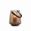 Vaas H28cm - glas - mocha