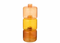 Vaas H27cm - glas - oranje