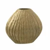 Vaas H37cm - RVS - goud