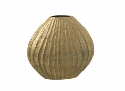 Vaas H37cm - RVS - goud