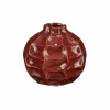 Vaas Ida Ø14x13cm - stoneware - paars