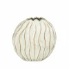 Vaas Jovi Ø27x15,5cm - stoneware - wit