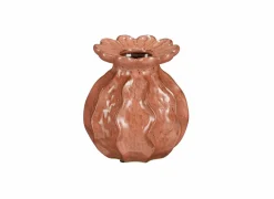 Vaas Marly Ø16,5x17,5cm - stoneware - terracotta