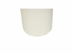 Vaas Nama H45,5cm - terracotta - wit