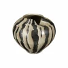 Vaas Nanda Ø23x19,5cm - stoneware - bruin