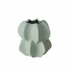 Vaas Nima H17cm - porselein - groen