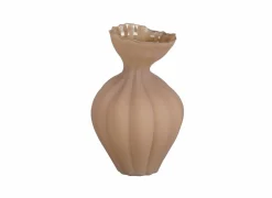 Vaas Reye Ø19,5x30,5cm - stoneware - bruin