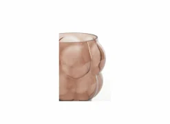 Vaas Uil H19cm - glas - donkerbruin