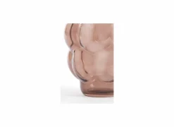Vaas Uil H19cm - glas - donkerbruin