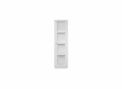 Vitrinekast Arles 56cm - melamine - wit