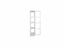 Vitrinekast Arles 56cm - melamine - wit