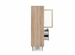 Vitrinekast Bali 103cm - melamine - sonoma eik