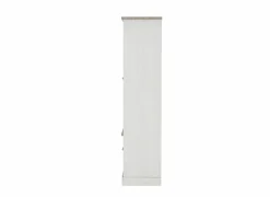 Vitrinekast 122cm - decor - lariks & bruine eik